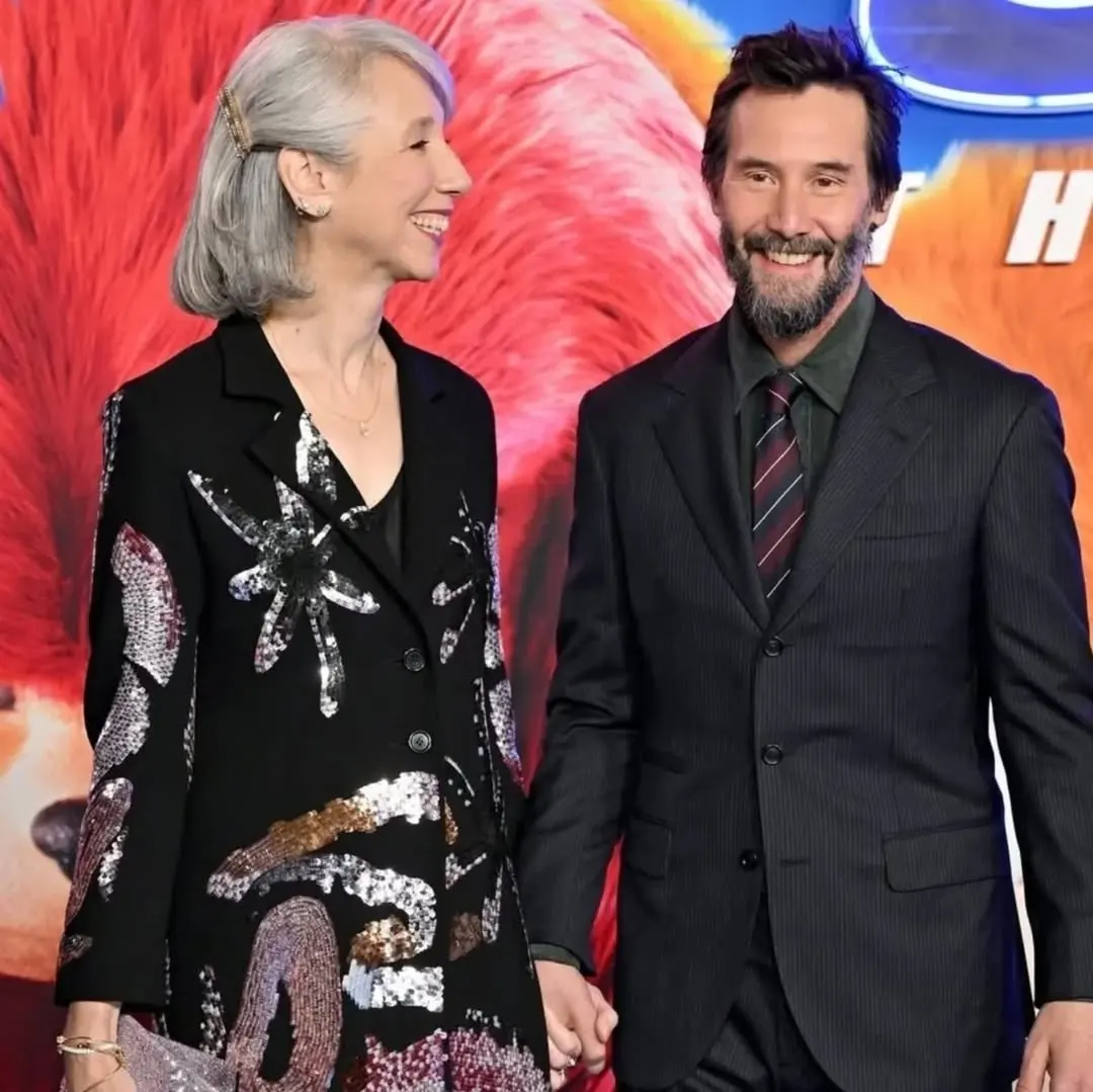 Keanu Reeves and Alexandra Grant