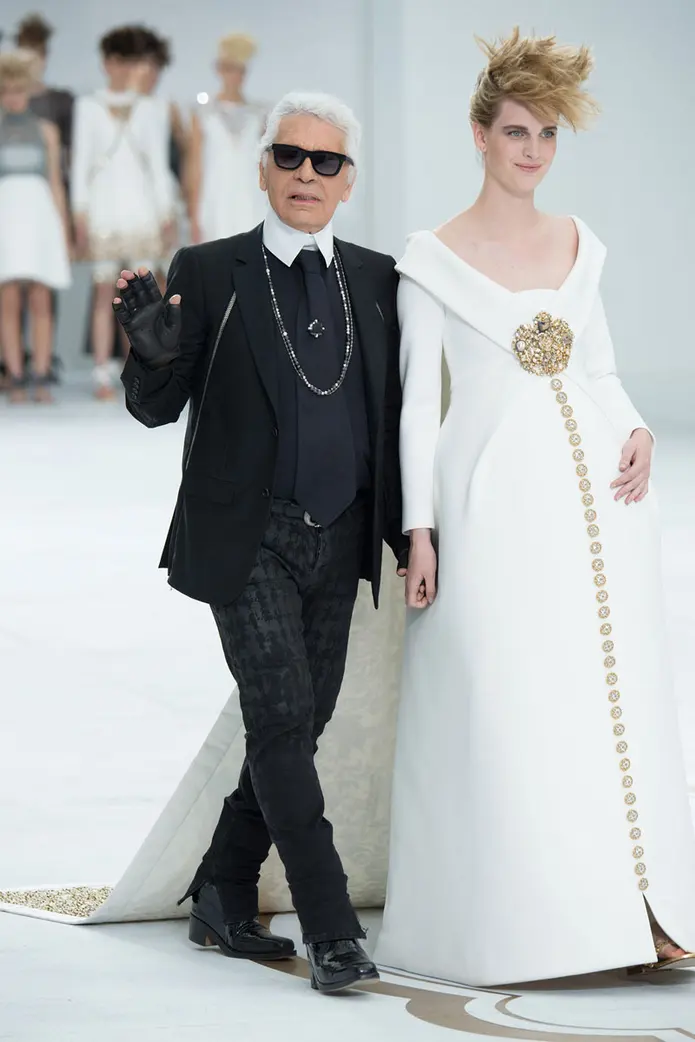 Свадебное платье от Karl Lagerfeld осень 2014
