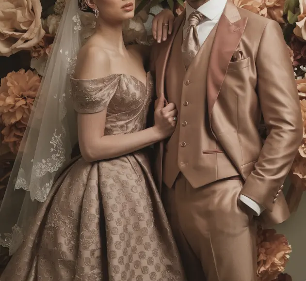 wedding-dress-mocha-mousse